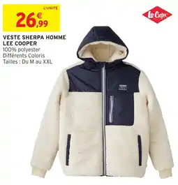 Intermarché Hyper LEE COOPER VESTE SHERPA HOMME offre