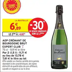 Intermarché Express Crémant de Bourgogne Brut offre