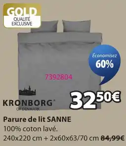 JYSK KRONBORG Parure de lit SANNE offre