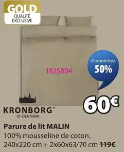 JYSK KRONBORG Parure de lit MALIN offre