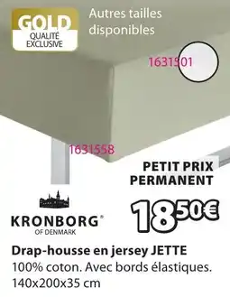 JYSK KRONBORG Drap-housse en jersey JETTE offre