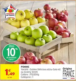 Intermarché Hyper POMMES DE FRANCE offre