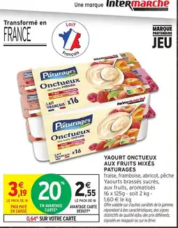 Intermarché Hyper Pâturages Yaourt onctueux offre