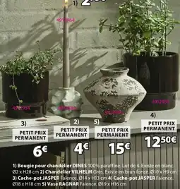 JYSK DINES Bougie pour chandelier offre