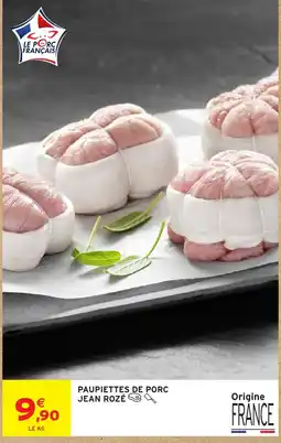 Intermarché Hyper JEAN ROZÉ PAUPIETTES DE PORC offre