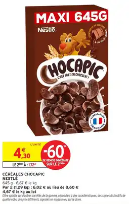 Intermarché Hyper Nestlé Hocapic offre