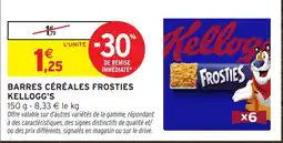 Intermarché Hyper Kellogg's BARRES CÉRÉALES FROSTIES offre