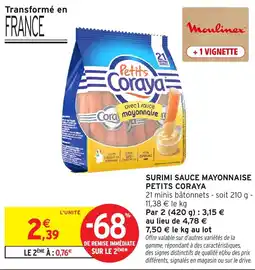Intermarché Hyper Moulinex Petits Coraya offre
