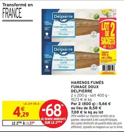 Intermarché Hyper Delpierre Harengs fumés offre