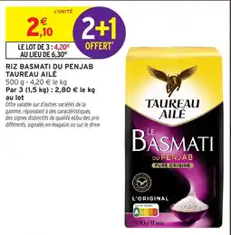 Intermarché Hyper TAUREAU AILÉ RIZ BASMATI DU PENJAB offre