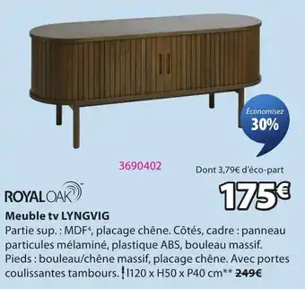 ROYAL OAK Meuble tv LYNGVIG