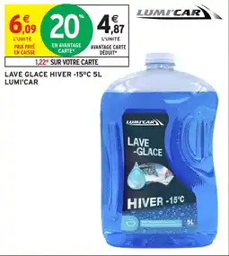 Intermarché Hyper LUMI'CAR LAVE GLACE HIVER offre