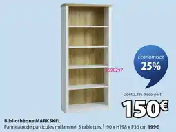 JYSK MARKSKELE Bibliothèque offre