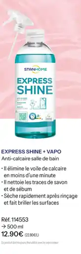 Stanhome Stanhome express shine offre