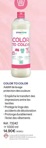 Stanhome Stanhome color to color offre