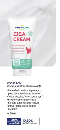 Stanhome STANHOME CICA CREAM offre