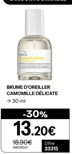 Stanhome Kiotis Camomille Délicate offre