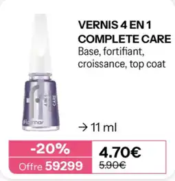 Stanhome flormar VERNIS 4 EN 1 COMPLETE CARE offre
