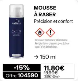 Stanhome KIOTIS MOUSSE À RASER offre