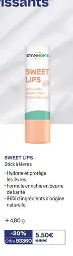 Stanhome Stanhome sweet lips offre