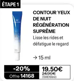 Stanhome Dr. Dermellicaut Contour Yeux de Nuit Régénération Suprême offre
