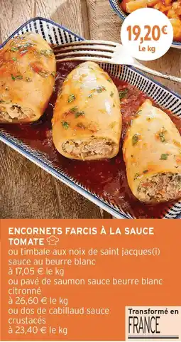 Intermarché Encornets farcis a la sauce tomate offre