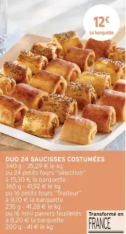 Intermarché Duo 24 saucosses costumees offre