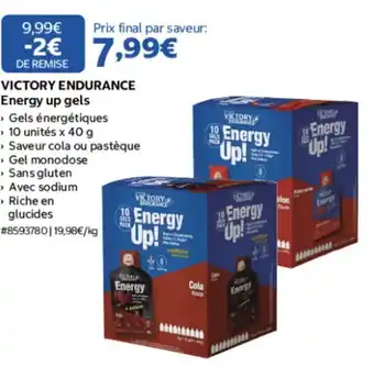 VICTORY ENDURANCE Energy up gels