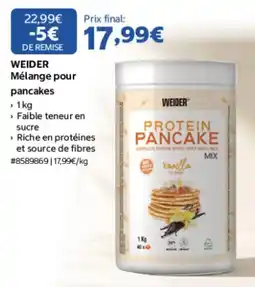 Costco WEIDER Mélange pour pancakes offre