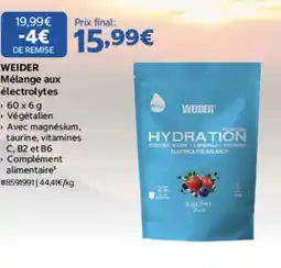 Costco WEIDER Mélange aux électrolytes offre