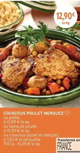Intermarché Couscous poulet merguez offre