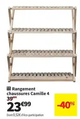 Conforama Camille Rangement chaussures offre