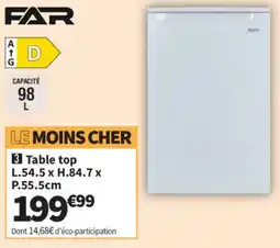 Conforama FAR Table top offre