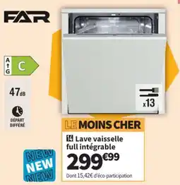 Conforama Far lave vaisselle full intégrable offre