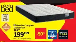 Conforama Confo bed Matelas Compleo offre