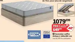 Conforama Airbox Sommier coffre offre