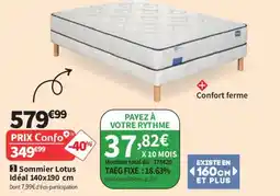 Conforama Sommier Lotus offre