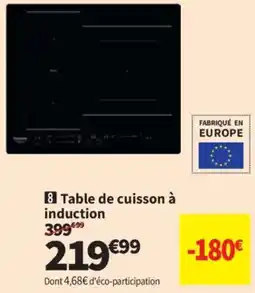 Conforama Table de cuisson à induction offre