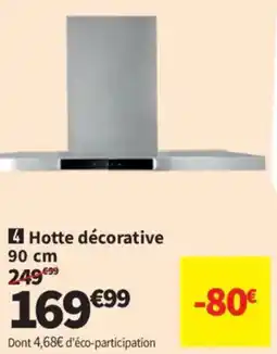 Conforama Hotte décorative offre