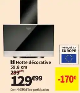 Conforama Hotte décorative offre
