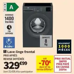 Conforama Beko Lave-linge frontal offre