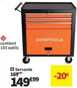 Conforama DOMOTOOLS Servante offre