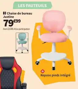 Conforama Justine Chaise de bureau offre