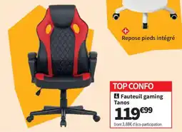 Conforama Tanoso Fauteuil gaming offre