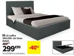 Conforama Aston Lit coffre offre
