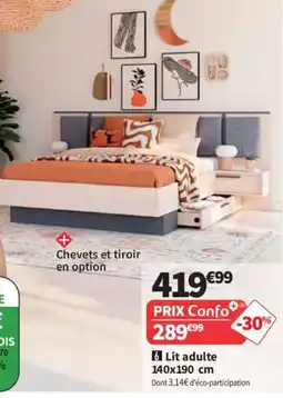 Conforama Lit adulte offre