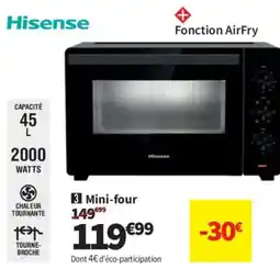 Conforama Hisense Mini-four offre