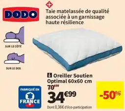Conforama DODO Oreiller Soutien Optimal offre