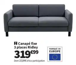 Conforama Ridley Canapé fixe 3 places offre