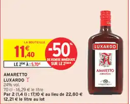 Intermarché Contact LUXARDO AMARETTO offre